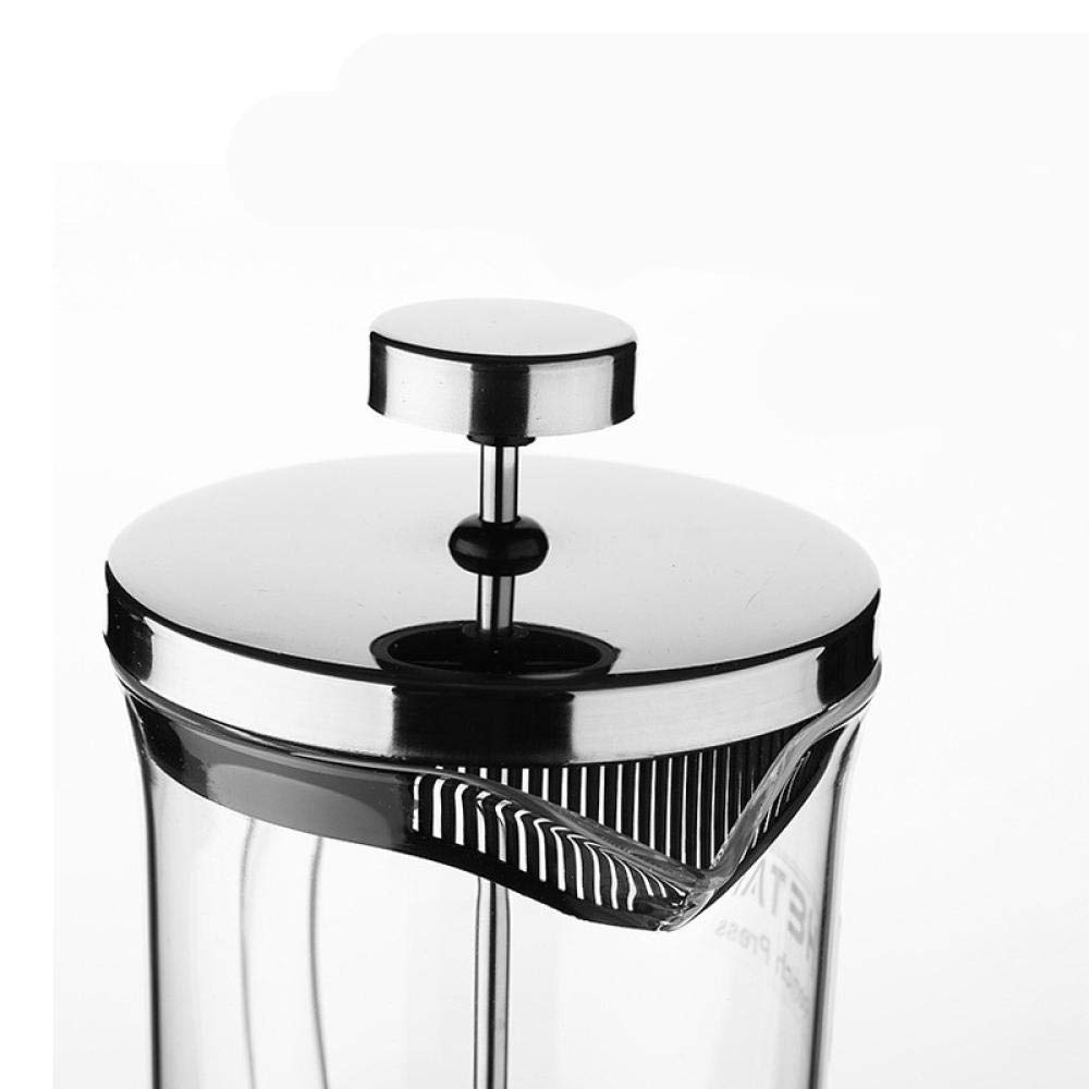 Premium Borosilicate Glass French Press Coffee Maker - 600ml Heat-Resistant Handcrafted Coffee & Tea Brewer for Home, Office, Camping - Ideal for Espresso, Cold Brew & Loose Leaf Tea