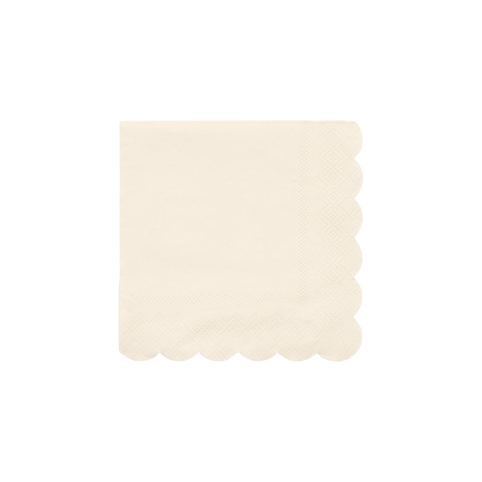 Eco-Friendly Cream Colored Napkins - Biodegradable & Soft for Parties, Weddings & Everyday Use