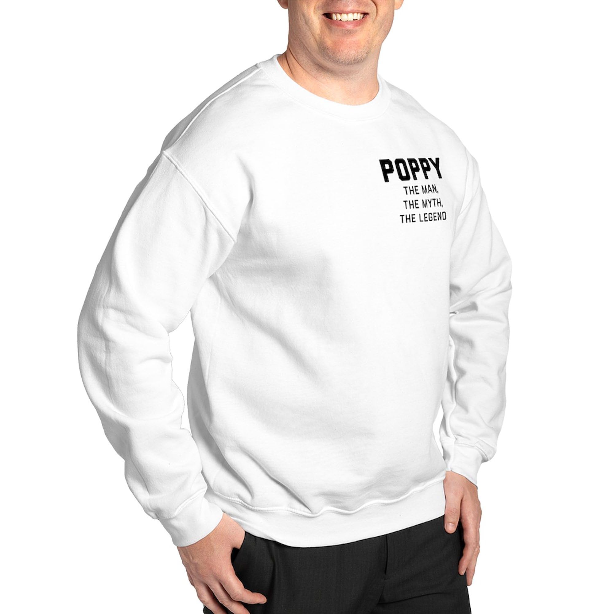 **Poppy Print Classic Crew Neck Lightweight Sweatshirt for Women & Men - Casual Comfort Wear for Coffee Dates, Weekend Outings & Cozy Lounging**