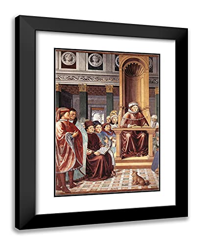 Black Modern Wood Frame with Double Matting