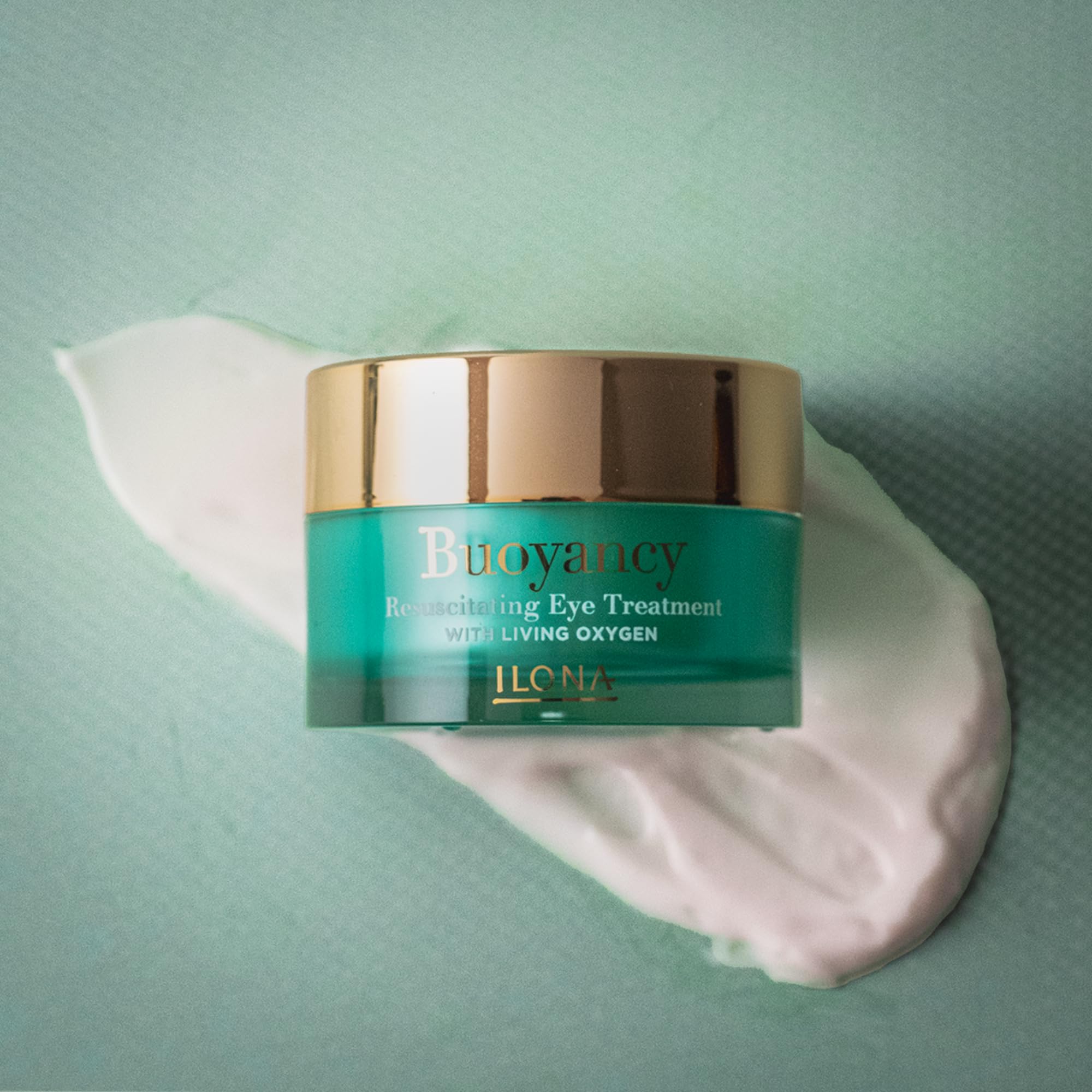 ILONA Buoyancy Lightweight Eye Cream for Dark Circles & Wrinkles - Oxygenating Formula with Collagen, Caffeine & Peptides - Firming & Hydrating Treatment for Under Eyes & Crow's Feet (0.5 oz) - Perfect for Morning & Night Skincare Routine