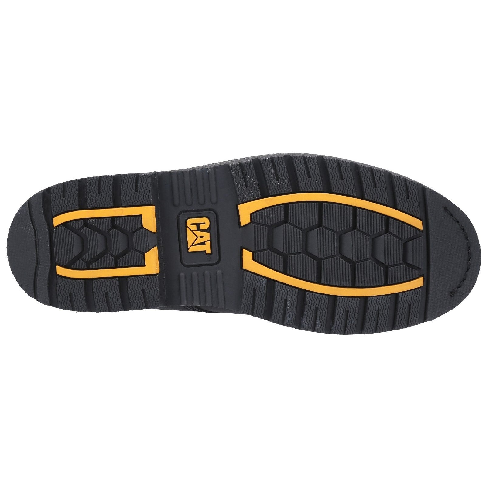 Caterpillar Powerplant SB GYW Safety Work Boots for Men - Steel Toe, Slip Resistant, Electrical Hazard Protection - Ideal for Construction, Warehouse & Industrial Work