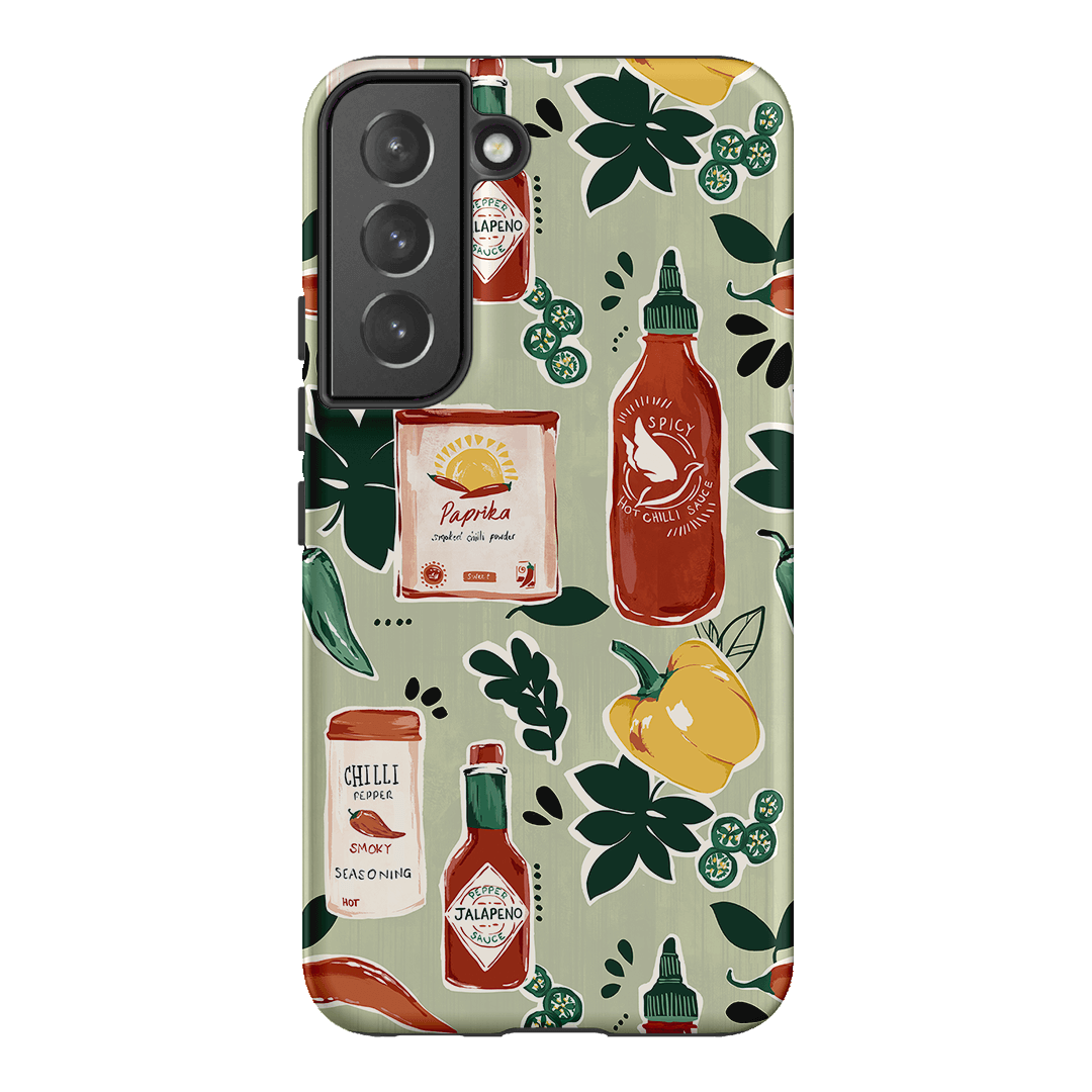 Durable Chilli Pepper Shockproof Phone Case - Trendy & Protective Cover for iPhone & Samsung - Perfect for Outdoor Adventures & Daily Use