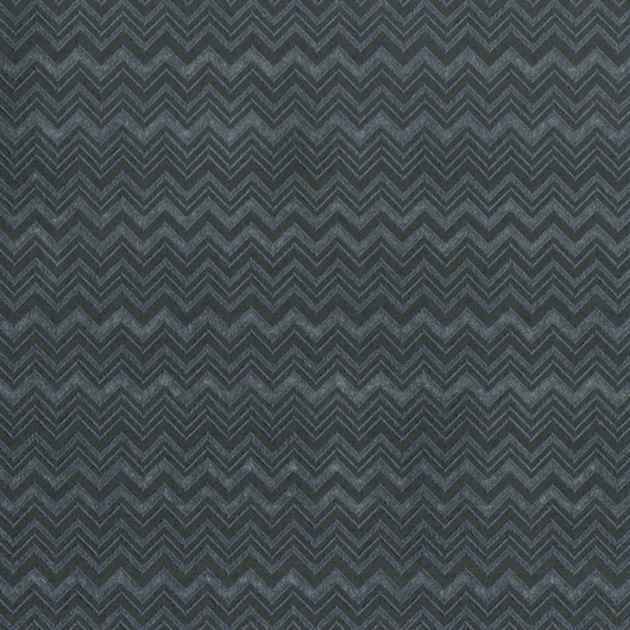 Missoni 2 Non-Woven Chevron Wallpaper - Black Geometric Pattern Peel & Stick Wallpaper for Living Room, Bedroom, or Office Decor