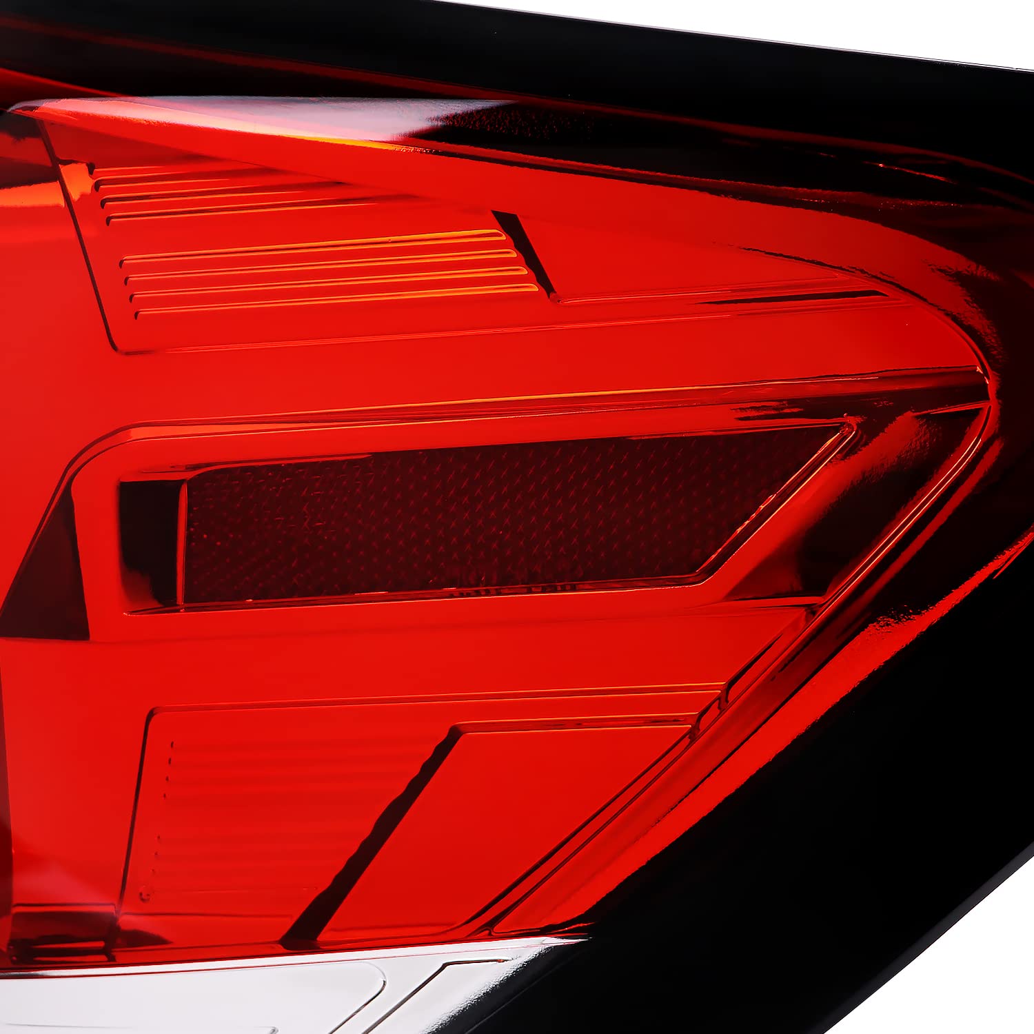 Spec-D Tuning Red Sequential LED Tail Lights with LED Bar for 2008-2011 Subaru Impreza & WRX - Left & Right Pair Assembly - Upgrade Your Car's Rear Style & Safety for Night Driving