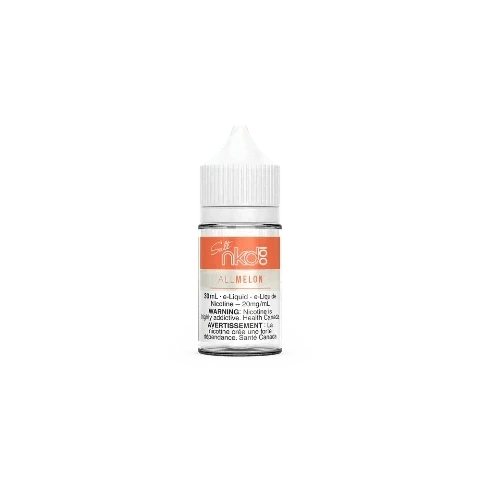 NKD 100 Salt All Melon Nicotine Salt E-Liquid 30mL - Refreshing Melon Flavor for Vape Pens & Pod Systems | Perfect for On-the-Go Vaping
