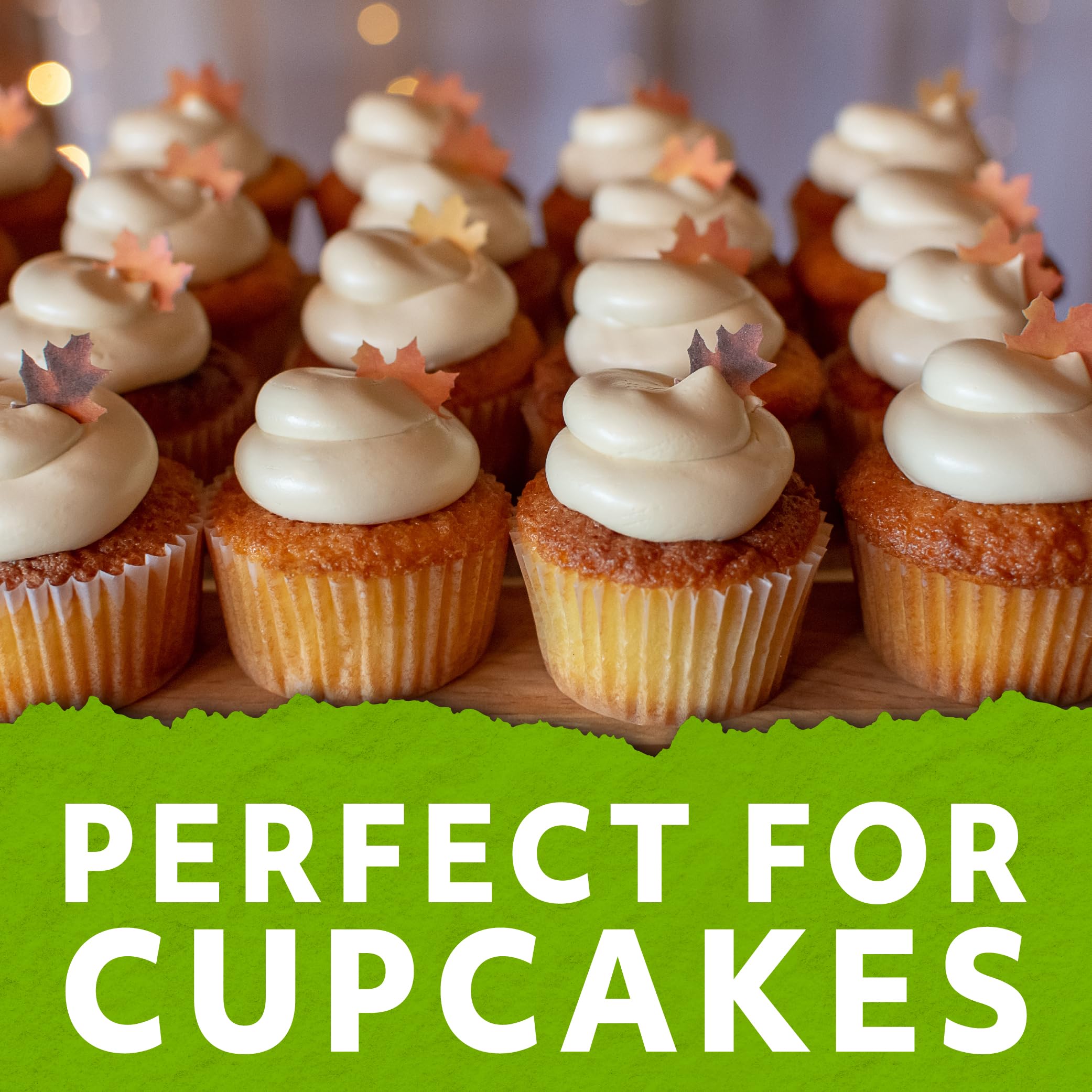 Extra Large Parchment Baking Cups - 30 Count Non-Stick Muffin Liners for Easy Release | Perfect for Cupcakes, Muffins & Baking Paper Cups