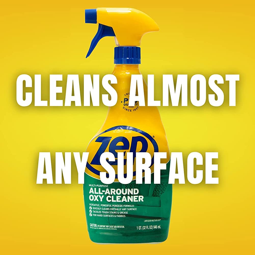 Zep All-Purpose Oxy Cleaner & Degreaser - 32 oz (946ml) - Heavy Duty Stain Remover for Kitchen, Garage & Industrial Use - Safe on Most Surfaces