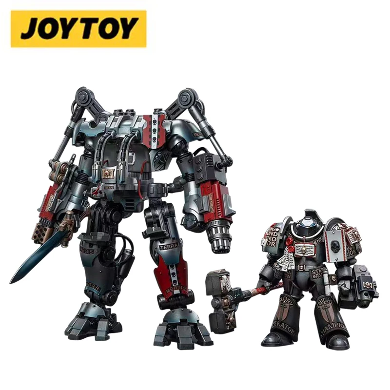 Pre-Order 1/18 JOYTOY Warhammer 40K Grey Knights Nemesis Dreadknight Action Figure Set - Reissue Edition | Collectible Model for Warhammer Fans & Tabletop Gaming Scenes