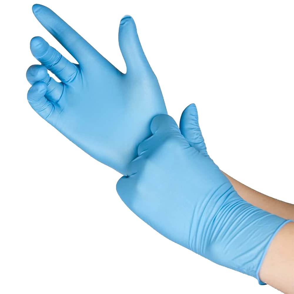 Style Setter Powder-Free Nitrile Disposable Exam Gloves - 300 Count, Latex-Free Medical Gloves for Healthcare, Food Handling & Cleaning - FDA Approved, Comfortable & Durable Protective Gloves