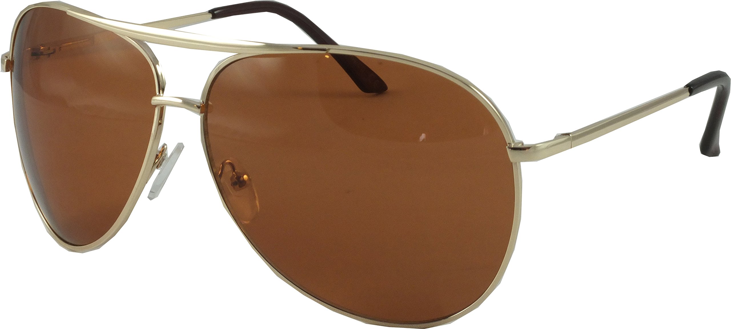Men's Aviator Sunglasses with Metal Tinted Lenses - Non-Polarized UV Protection - Classic 50mm Pilot Style for Driving, Travel & Outdoor Activities