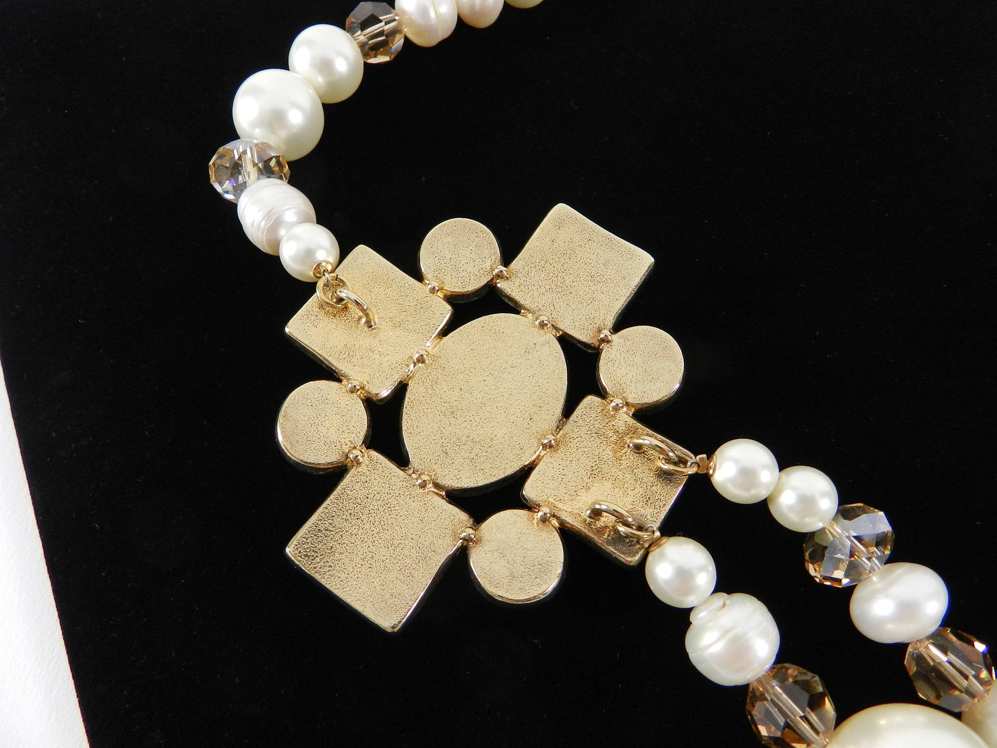 Chanel 2007 Fall Multi-Strand Pearl & Gold Chain Gripoix Necklace - Vintage Luxury Jewelry for Women - Perfect for Evening Parties & Special Occasions