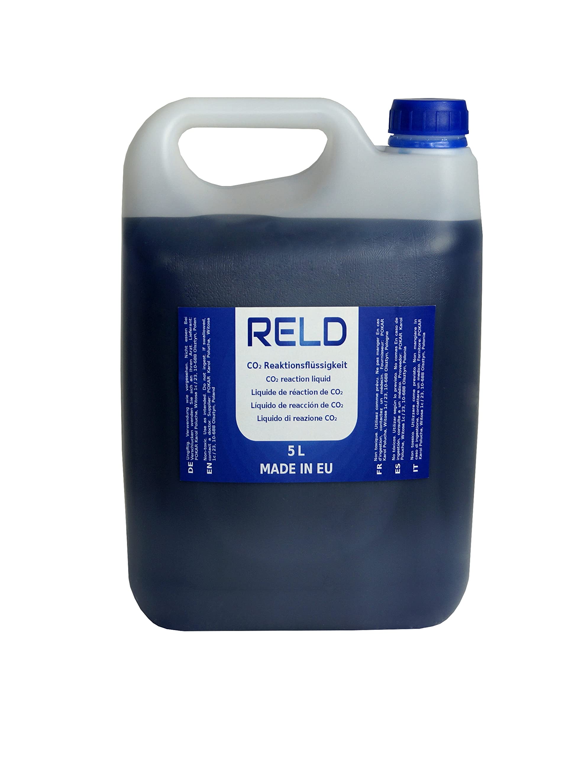 RELD Cylinder Head Gasket Leak Tester with CO2 Reaction Fluid - 5000ml (5L) Engine Leak Detector for Automotive Diagnostics & Repair | Perfect for Mechanics & DIY Car Enthusiasts