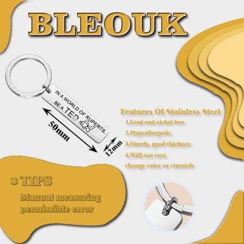 BLEOUK Coach Keychain - Perfect Gift for Soccer Coaches & TV Show Fans - Ideal for Sports Enthusiasts & Series Lovers - Great for Gifting on Birthdays, Anniversaries, and Coach Appreciation Events
