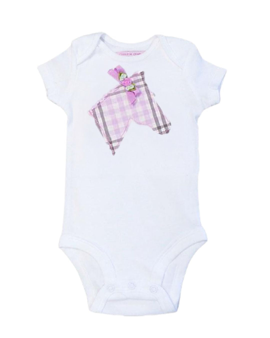 Baby Equestrian Onesie - Soft Cotton Short Sleeve Bodysuit for Infants | Perfect for Horseback Riding Lessons & Farm Visits