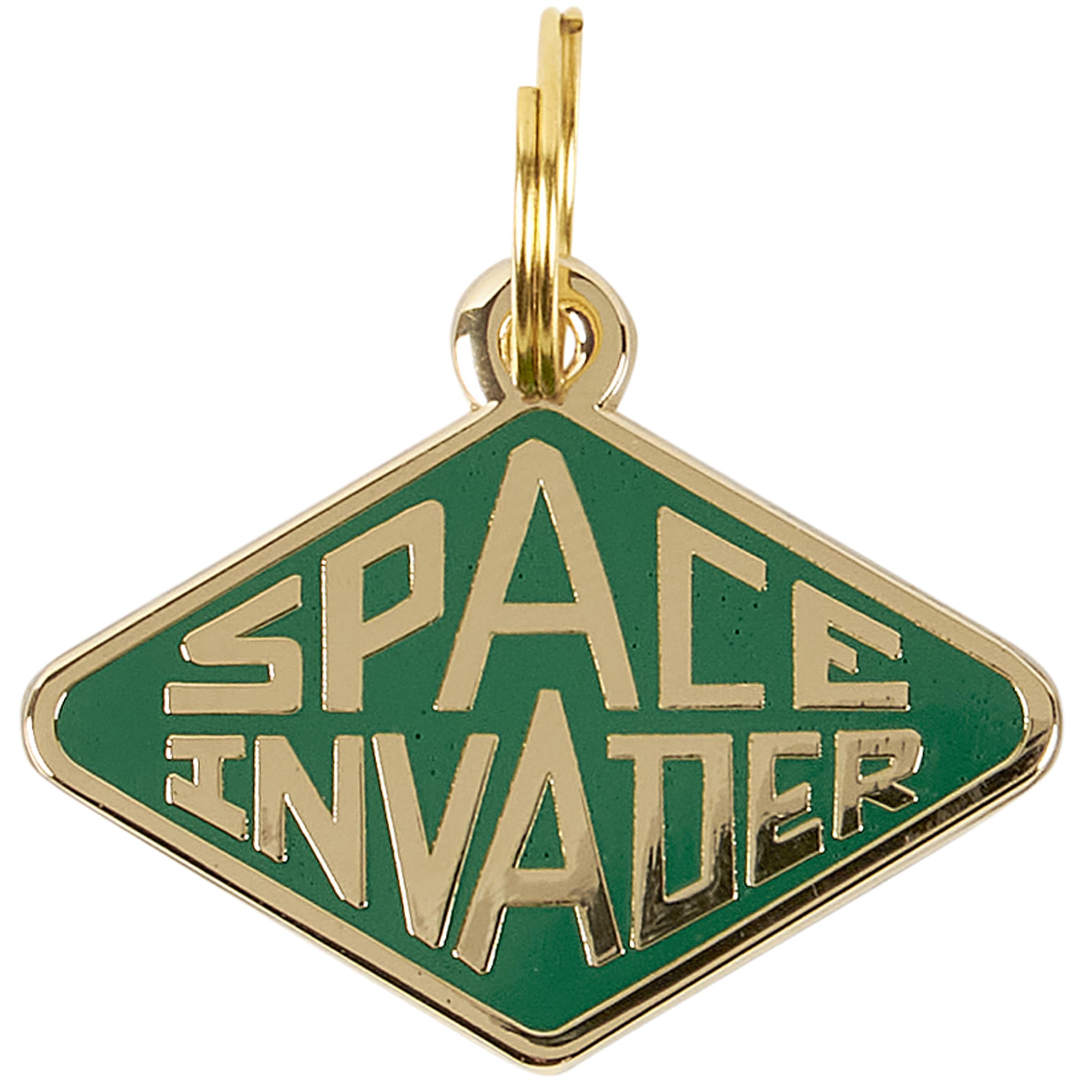 Space Invader Dog Collar Charm - Retro Arcade Style Pet Accessory for Dogs & Cats - Perfect for Gaming Enthusiasts & 80s Nostalgia Lovers (Ideal for Cosplay, Themed Parties & Daily Walks)