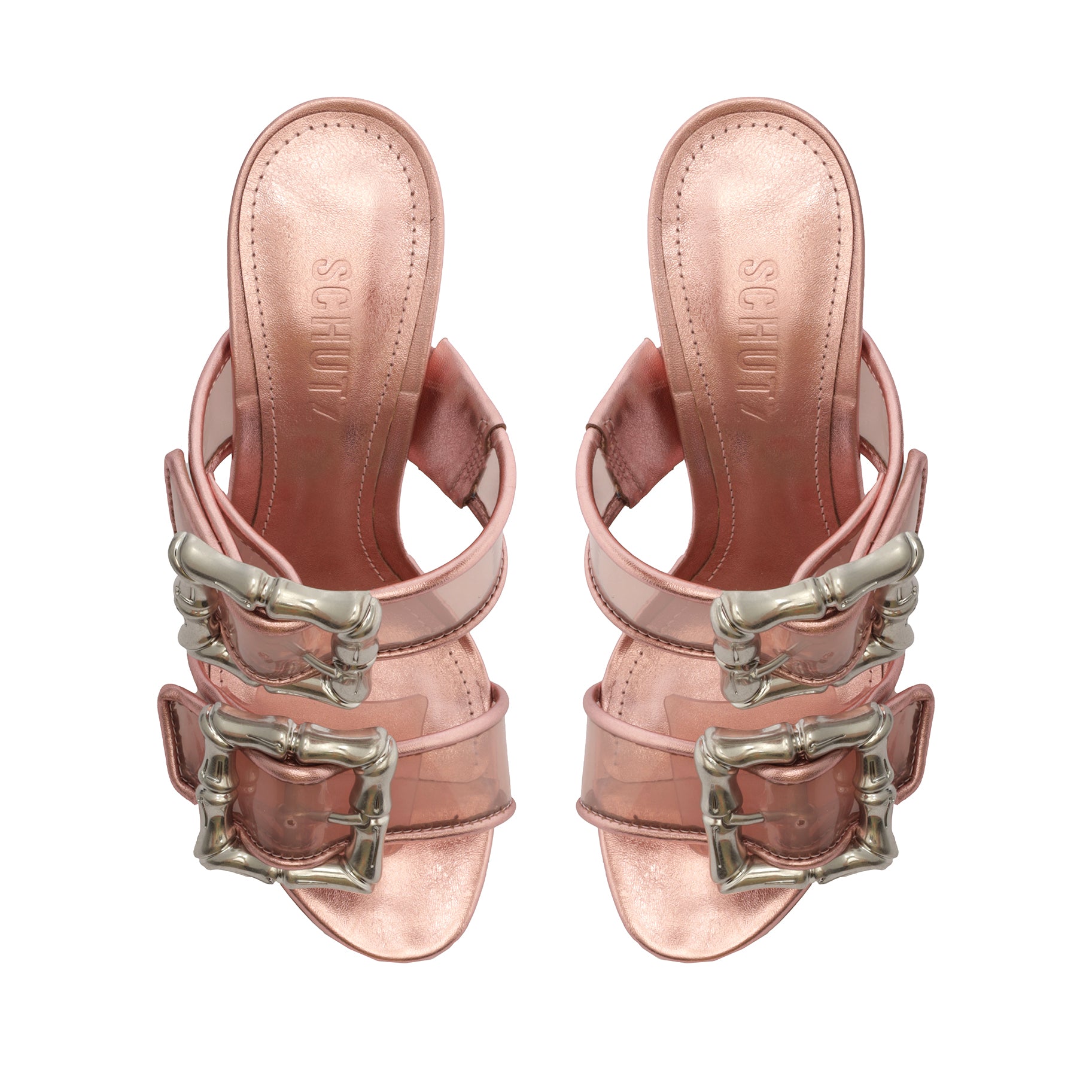 Enola Women's Vinyl Leather Sandals - Comfortable Slip-On Open Toe Sandals for Summer, Beach, and Casual Wear