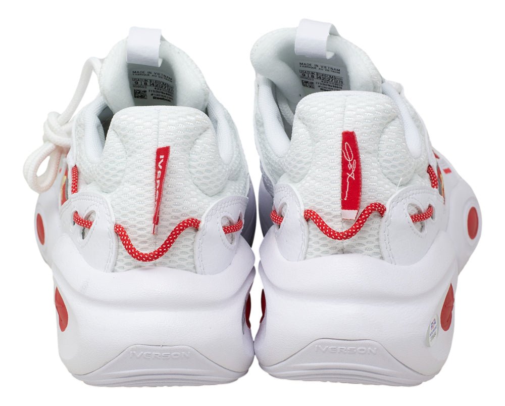 Authentic Allen Iverson Signed Philadelphia 76ers Reebok Solution Mid Basketball Shoes Size 9 - PSA Certified Collectible for NBA Fans & Sports Memorabilia Enthusiasts (Perfect for Display, Investment, or Gift)