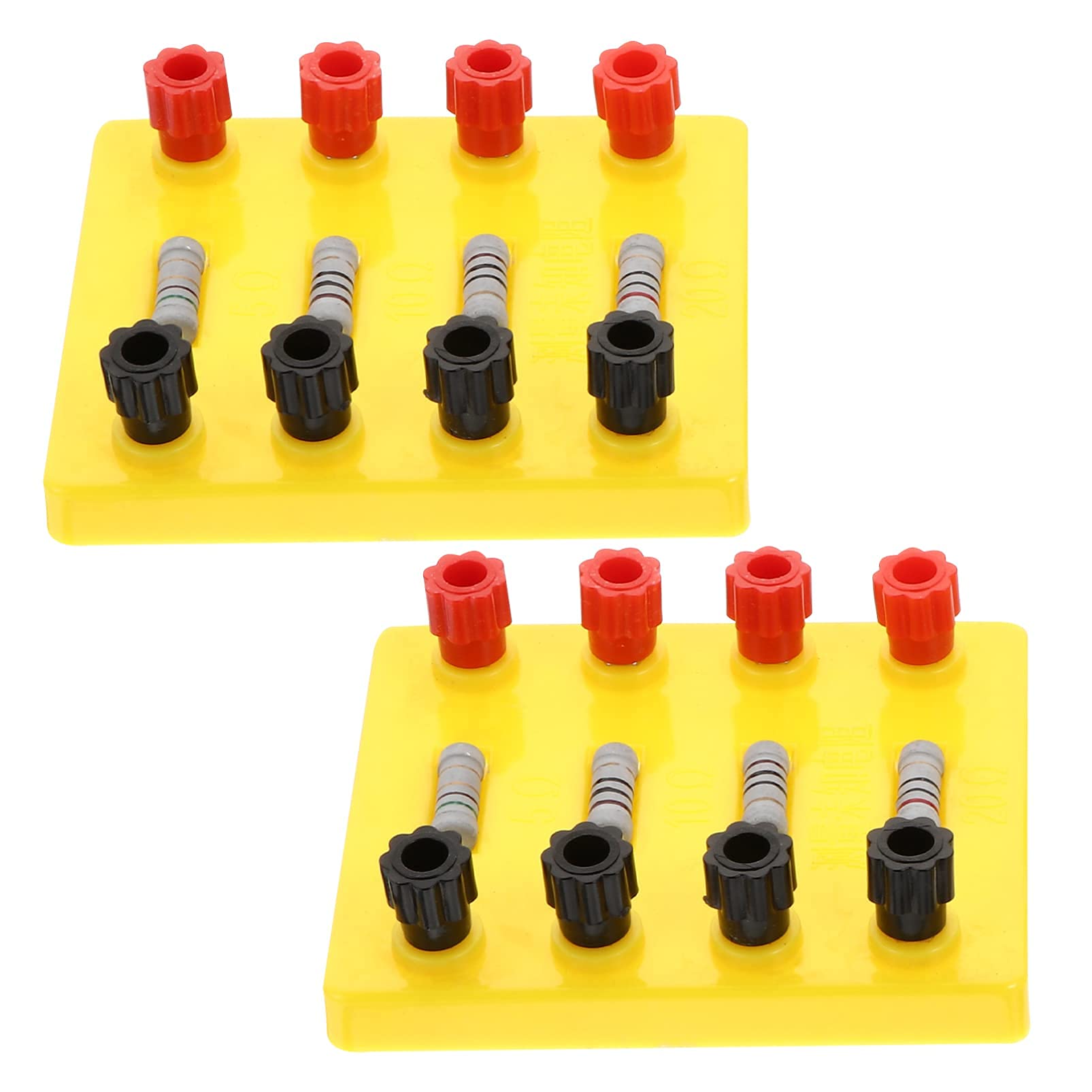 2PCS Physics Science Lab Basic Circuit Learning Kit - Electricity & Magnetism Experiment Set for Kids, Junior & Senior High School Students - Electromagnetism & Elementary Electronics Starter Kit for STEM Education & Science Projects