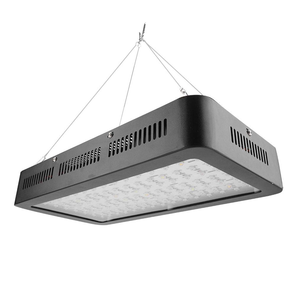 1200W Full Spectrum LED Plant Grow Light with Dual Chips & Adjustable Rope - Indoor Greenhouse Hydroponic Gardening for Vegetables, Flowers, Herbs - Perfect for Seed Starting, Vertical Farming, and Year-Round Plant Growth (US)
