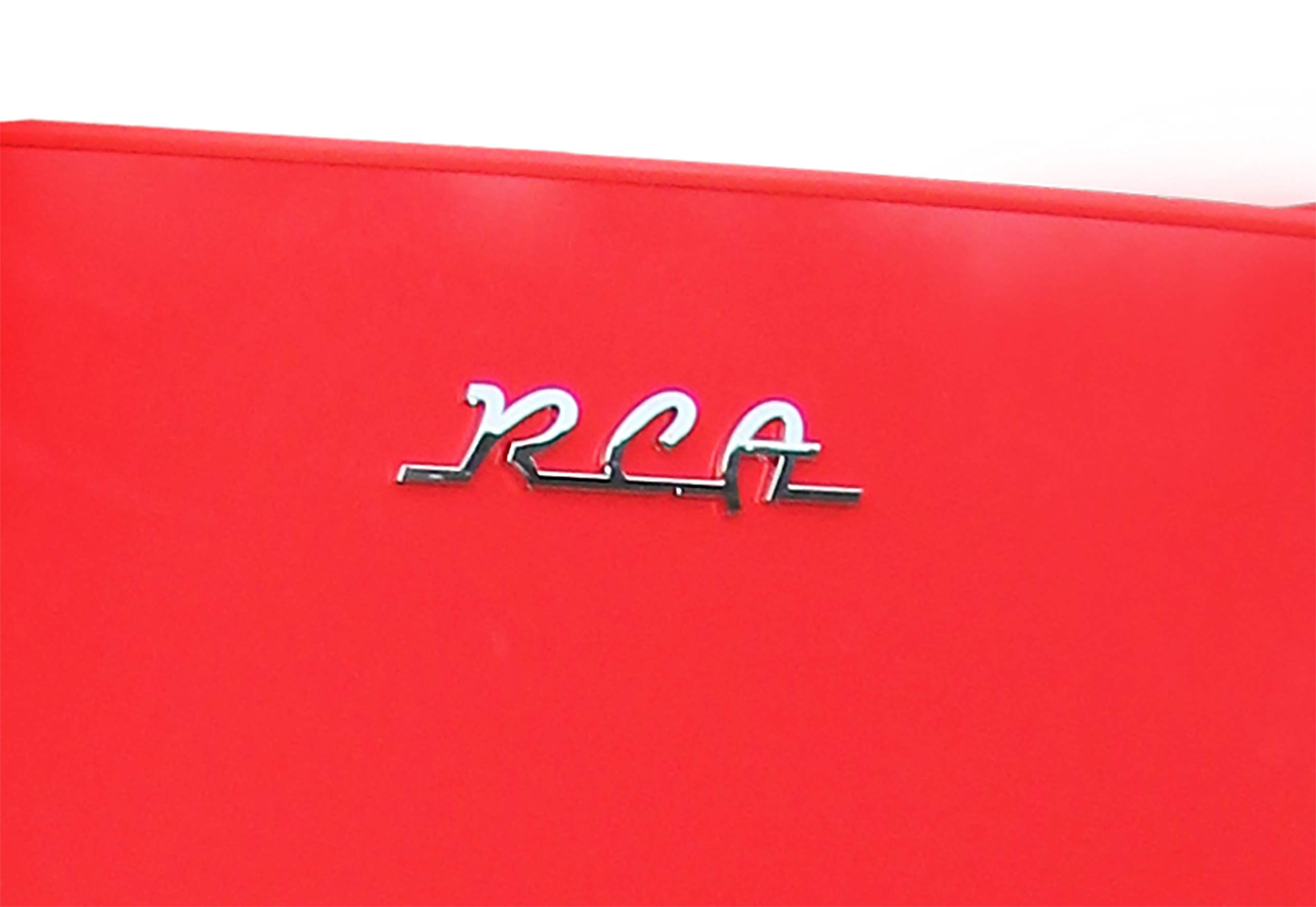 Retro Red HAMILTON BEACH RCA RFR786 2-Door Apartment Size Refrigerator with Freezer - 7.5 cu ft Compact Fridge for Dorm, Office, Kitchenette & Small Spaces | Energy Efficient Mini Fridge