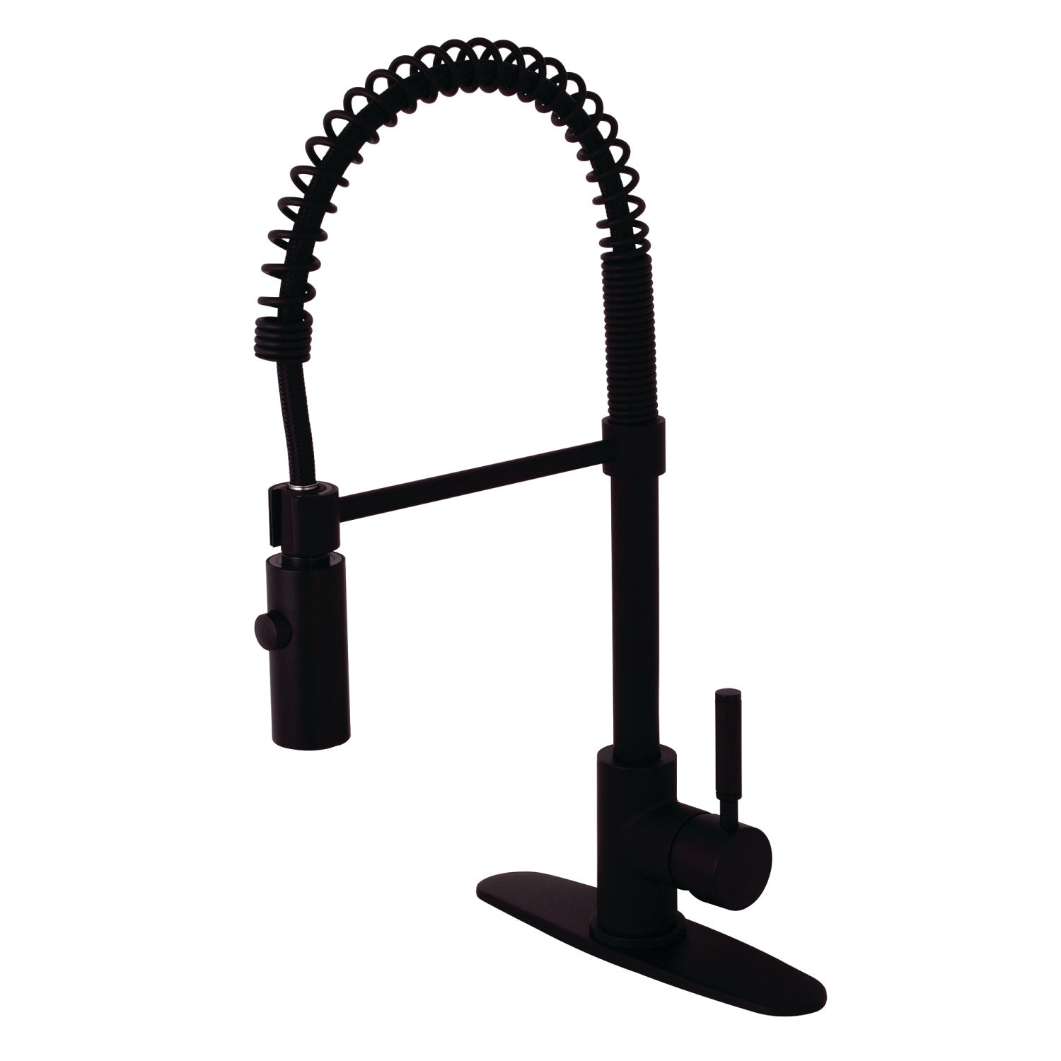 Gourmetier Single Handle Pull Down Kitchen Faucet - High Arc Brushed Nickel Modern Sink Faucet with Sprayer for Easy Dishwashing & Food Prep | Perfect for Home Kitchen & Restaurant Use