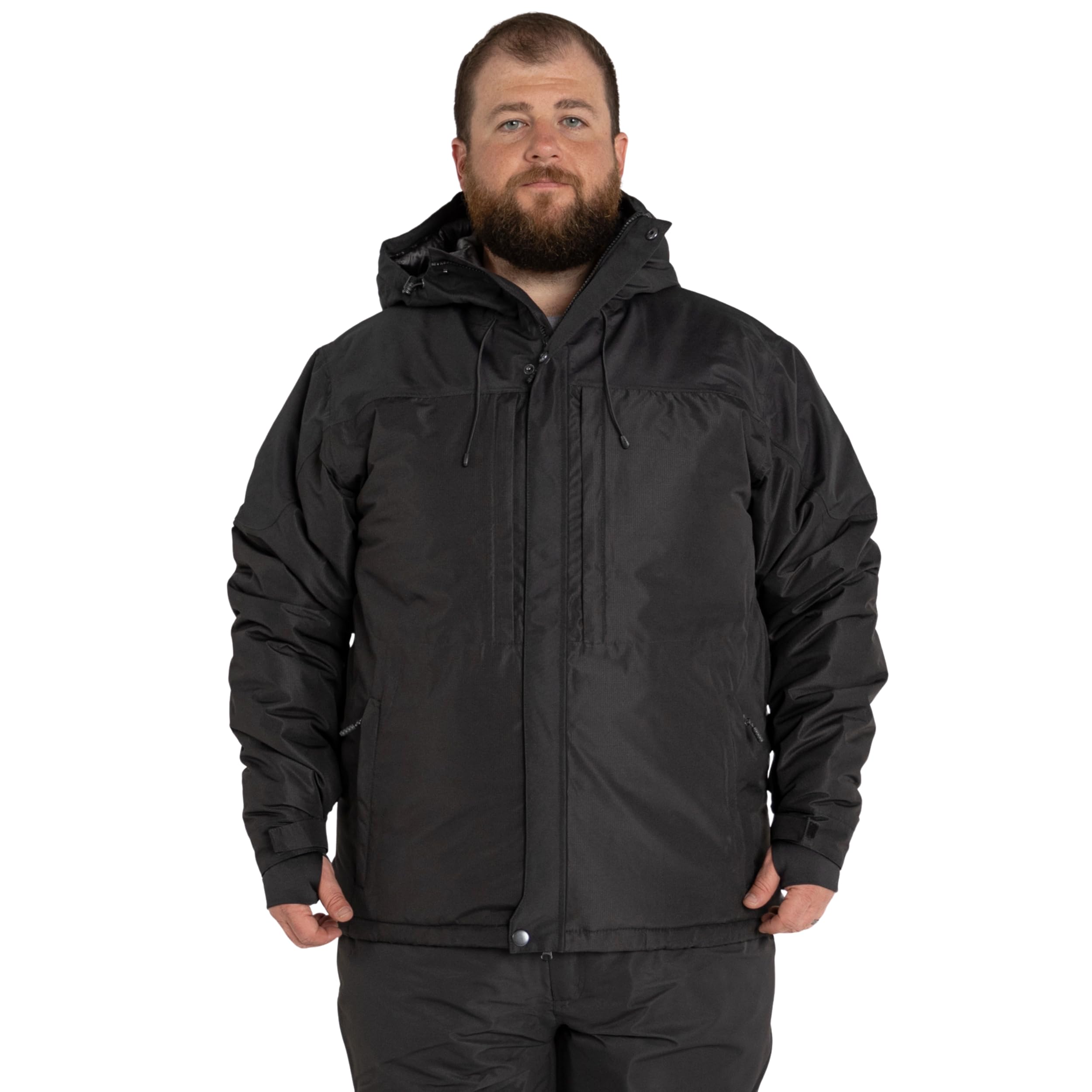 Men's Big & Tall Snow Ski Jacket 2XL-7XL - Insulated Waterproof Winter Coat for Mountaineering & Snowboarding - Perfect for Ski Resorts & Cold Weather Adventures