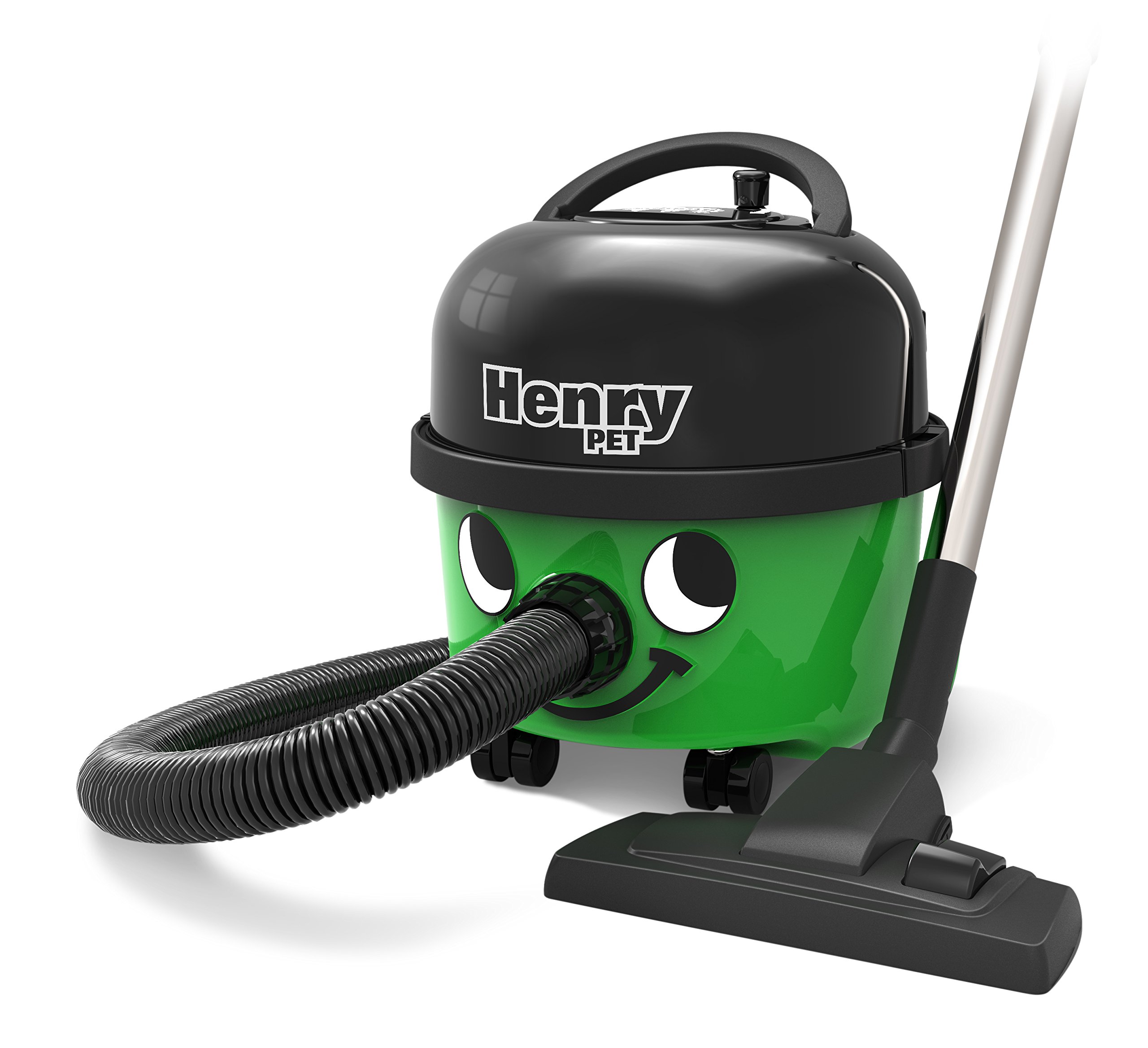Henry PET200 9L 620W Green Bagged Cylinder Vacuum Cleaner for Pet Hair - Powerful Suction for Carpets, Hard Floors & Upholstery Cleaning