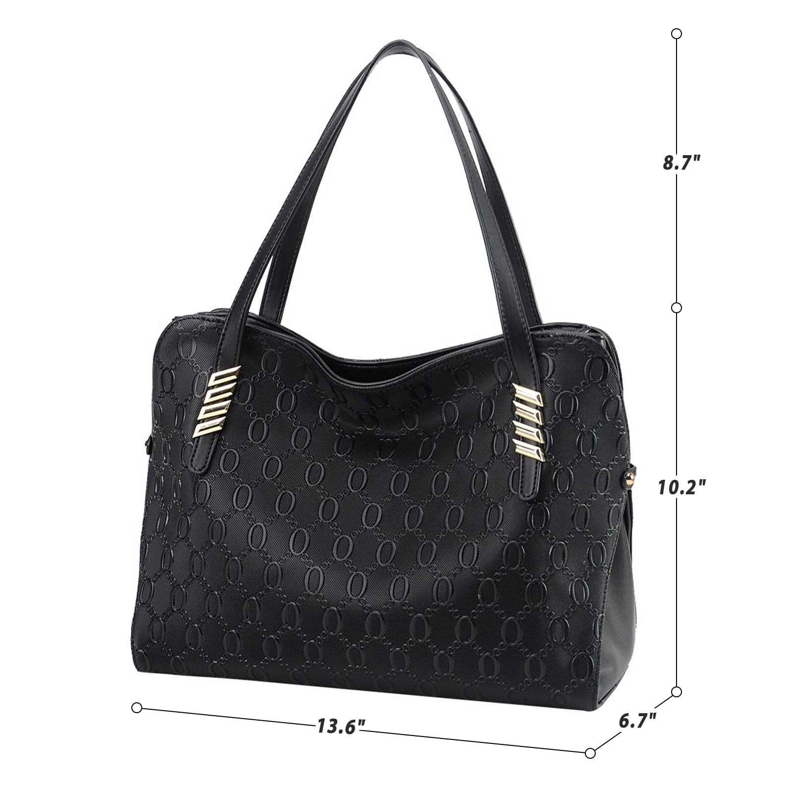 Premium Genuine Leather Women's Tote Bag - Luxury Designer Shoulder Handbag with Top Handle - Fashionable Gift for Women (Perfect for Work, Travel & Everyday Use)