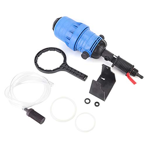 Jinyank Fertilizer Injector Dispenser - 0.4% to 4% Adjustable Livestock Farming Chemical Proportioner Dosing Pump for Precise Fertilizer Application | Ideal for Hydroponics, Greenhouses, and Agricultural Irrigation Systems