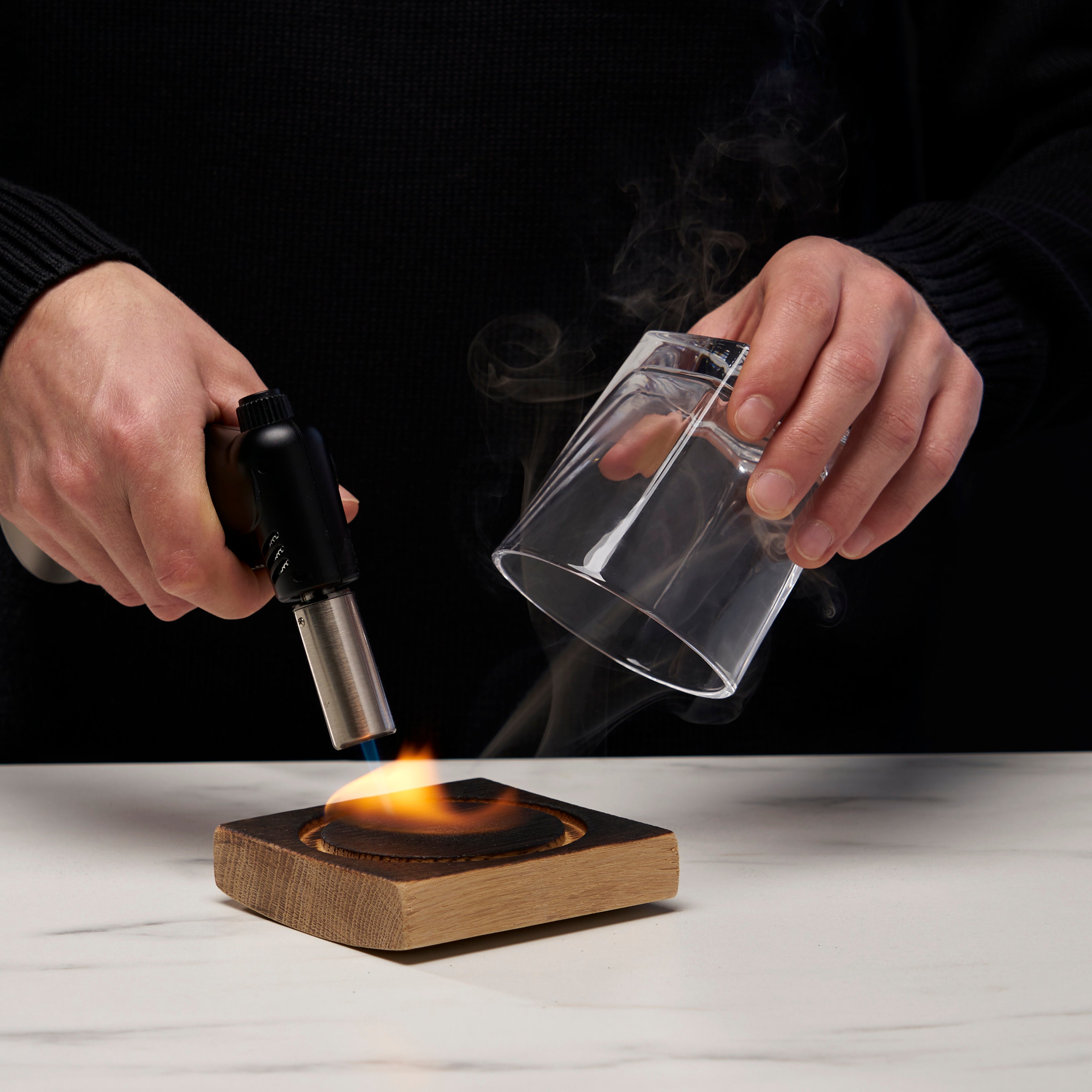 Premium Alchemi Barrel Board Smoking Kit - Wooden Smoking Accessories Set for BBQ, Grilling & Meat Curing - Perfect for Backyard Cookouts, Camping & Outdoor Entertaining