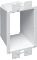 Arlington Industries BE1 Single Gang Electrical Box Extender - 1-1/2 Inch Depth - Pack of 25 - Ideal for Home Wiring, Remodeling & Electrical Projects