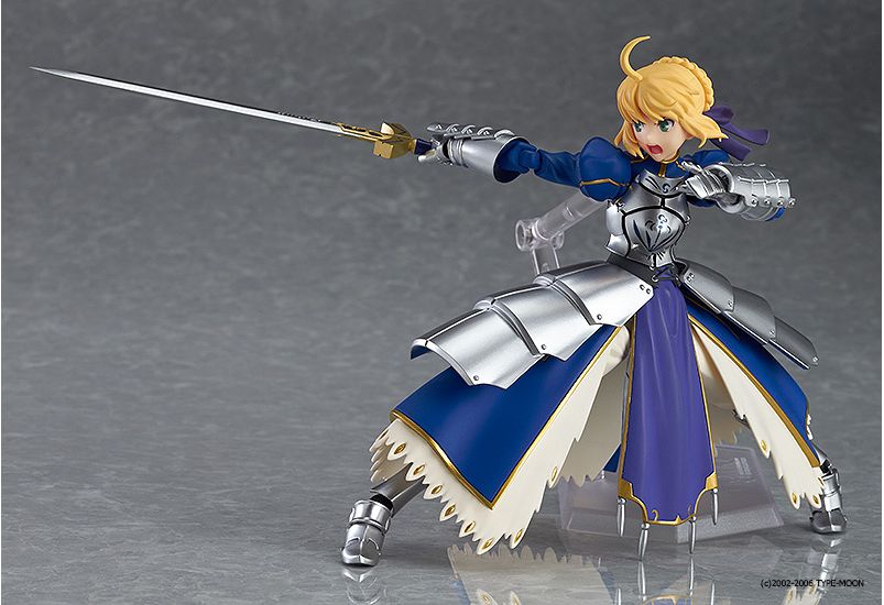 Figma #227 Saber 2.0 Fate/Stay Night Action Figure - Anime Collectible for Fans, Display & Photography