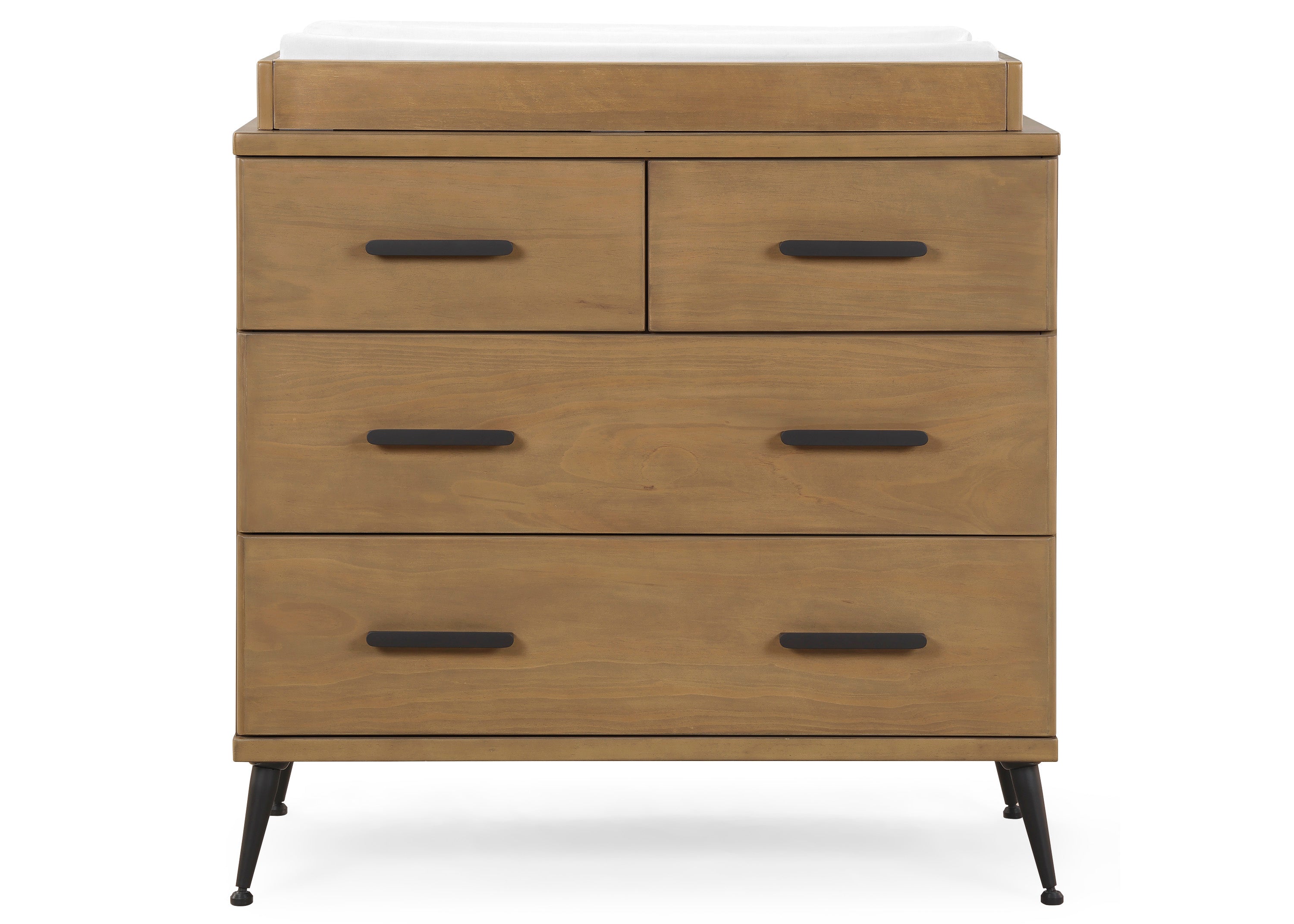 Sloane 4-Drawer Baby Dresser with Changing Table Top & Secure Interlocking Drawers - Perfect for Nursery Organization and Diaper Changing Station
