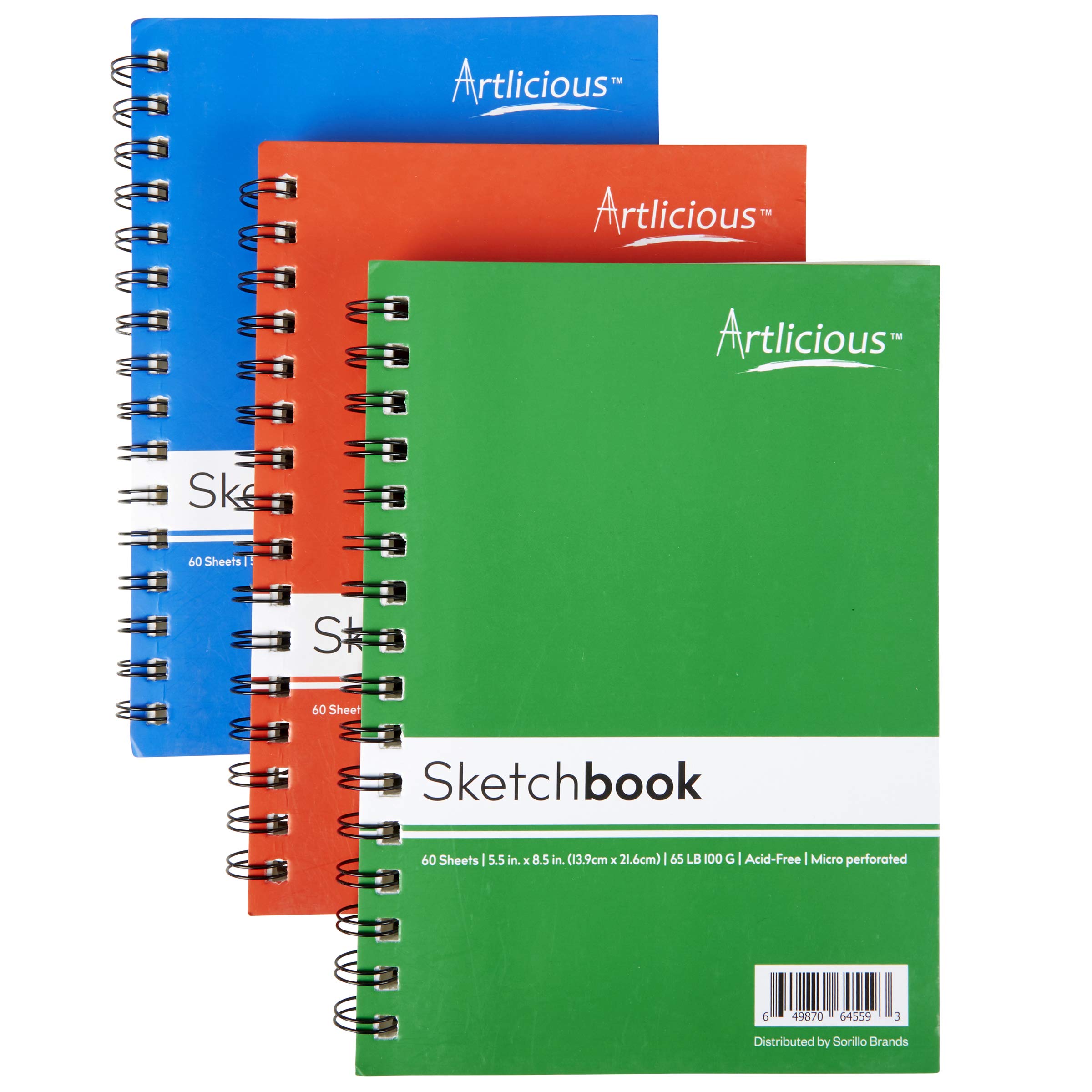 3 Pack Sketch Book - 5.5
