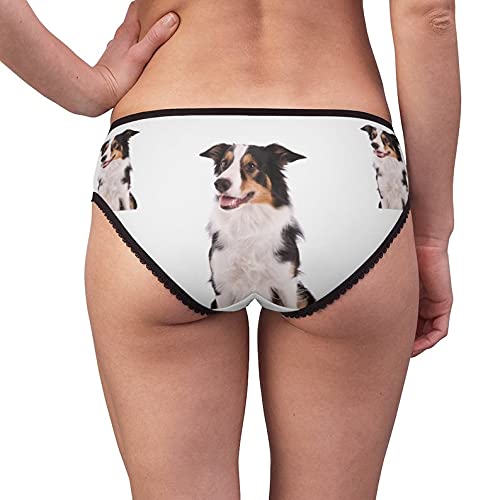 Funny Sheep Dog Women's Cotton Briefs - Comfortable & Breathable Underwear for Casual Wear, Sleepwear & Gifts