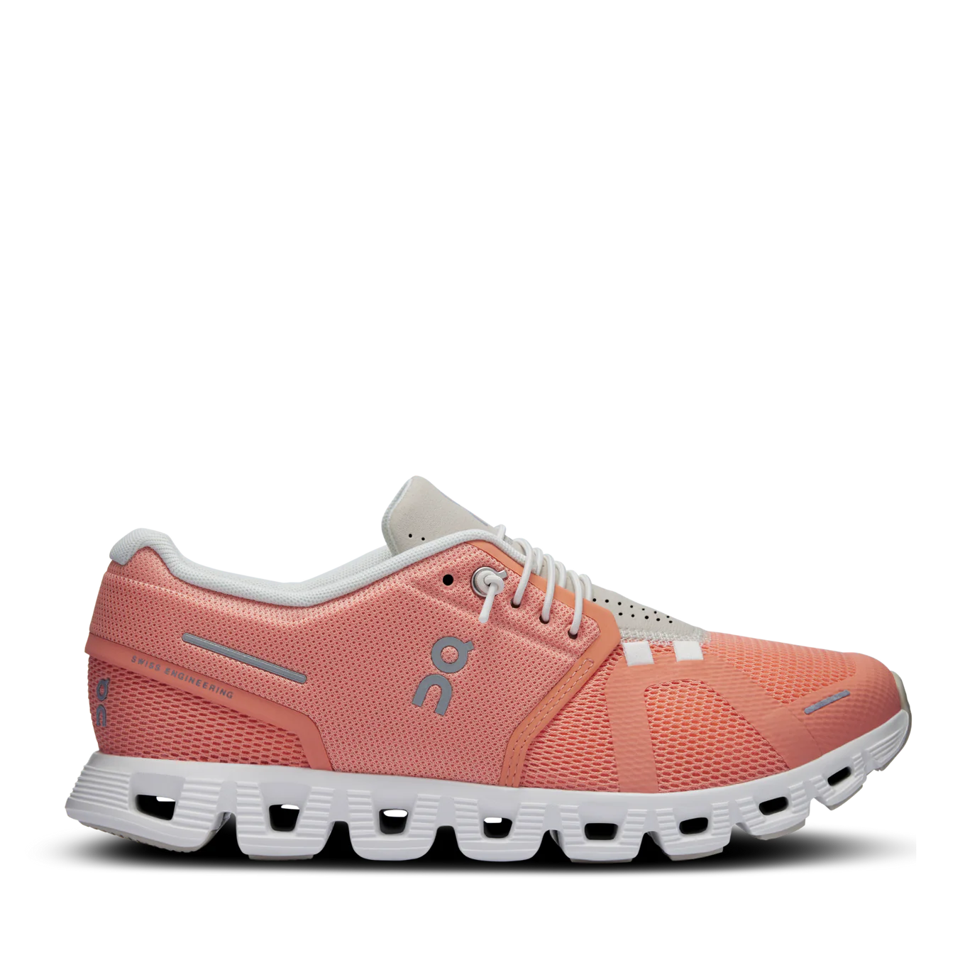 ON Women's Cloud 5 Running Shoes - Lightweight Comfort Sneakers for Women in Flamingo/Pearl Colors | Perfect for Jogging, Gym Workouts & Daily Wear