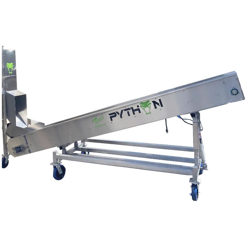 Toms Take Away Belt Outfeed Conveyor System - Industrial Conveyor Belt for Woodworking, Packaging & Material Handling - Perfect for Workshops, Factories & Production Lines