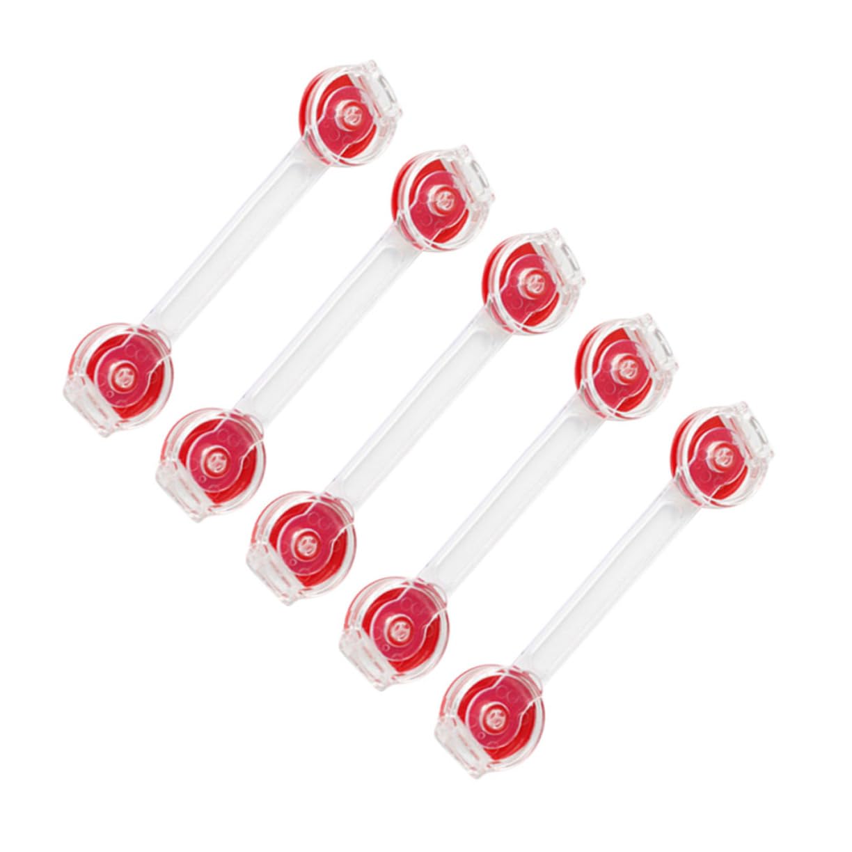 5-Pack RORPOIR Refrigerator Child Safety Locks - Adhesive Door Latches for Baby Proofing Cabinets, Drawers & Appliances - Secure Fridge, Cupboard & Drawer Straps for Toddler Safety at Home