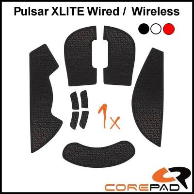 Corepad Soft Grips (Flat Edge) for Pulsar XLITE & XLITE V2 - Premium Mouse Grip Tape for Enhanced Control & Comfort in Gaming & Esports