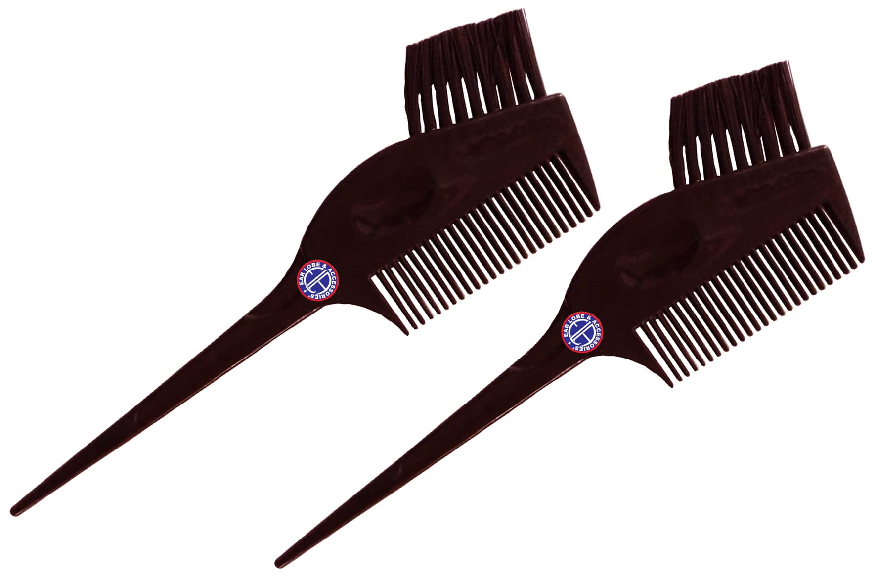 2pcs Hair Dye Brushes for Ears & Hair - Salon & Home Use