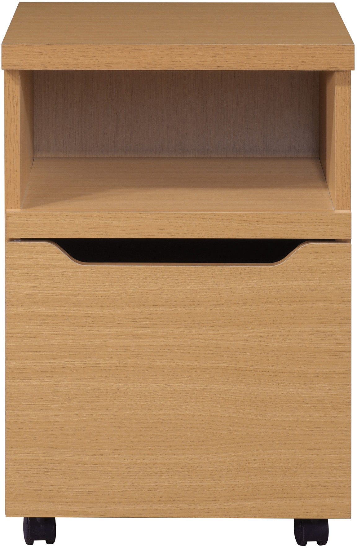 Office Star Denmark Rolling File Cabinet, 4-Drawer Mobile Storage Organizer [DEN2416RF] - Perfect for Home Office, Classroom & Business Document Organization