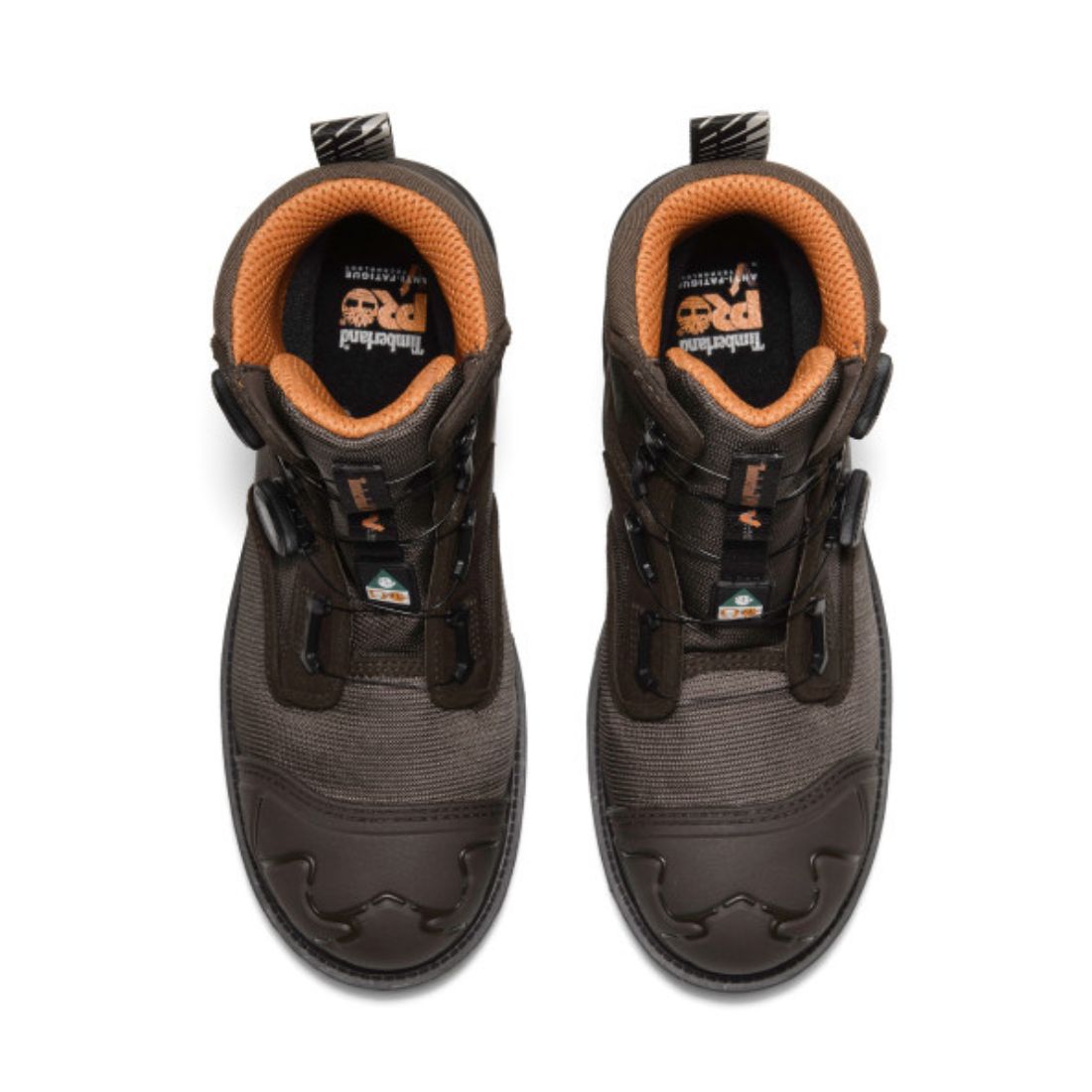 Timberland PRO Magnitude BOA® Men's 8 Waterproof Composite Toe Work Boots - Slip Resistant & Electrical Hazard Safety Shoes for Construction, Hiking & Outdoor Work (Brown, TB0A66MKELE)