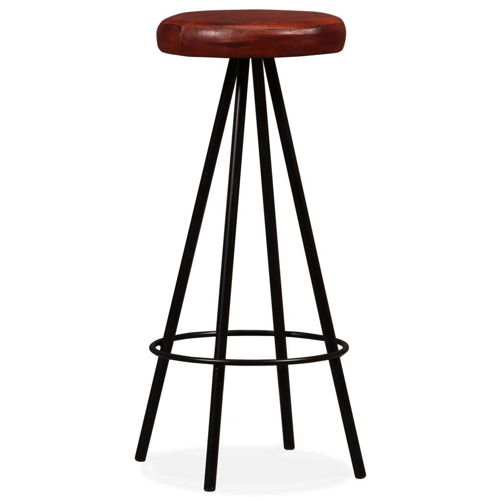 Modern Bar Stools Set of 2 - Counter Height Leather Barstools for Kitchen, Dining & Patio - Indoor/Outdoor Use - Fast Shipping | Perfect for Home Bars, Breakfast Nooks & Outdoor Entertaining