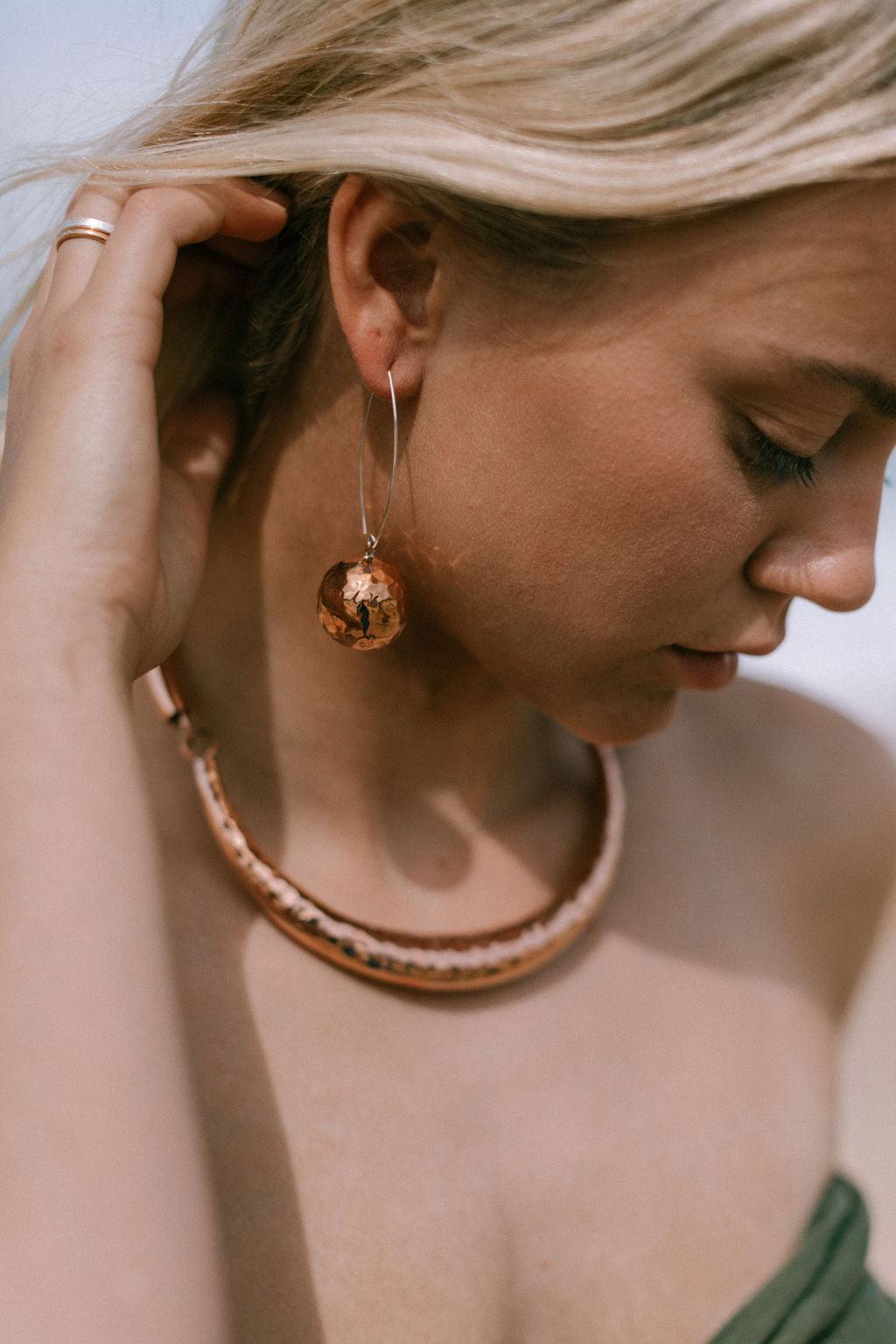 Polished Copper & Sterling Silver Stackable Rings for Women - Elegant Layered Jewelry for Everyday Wear & Special Occasions