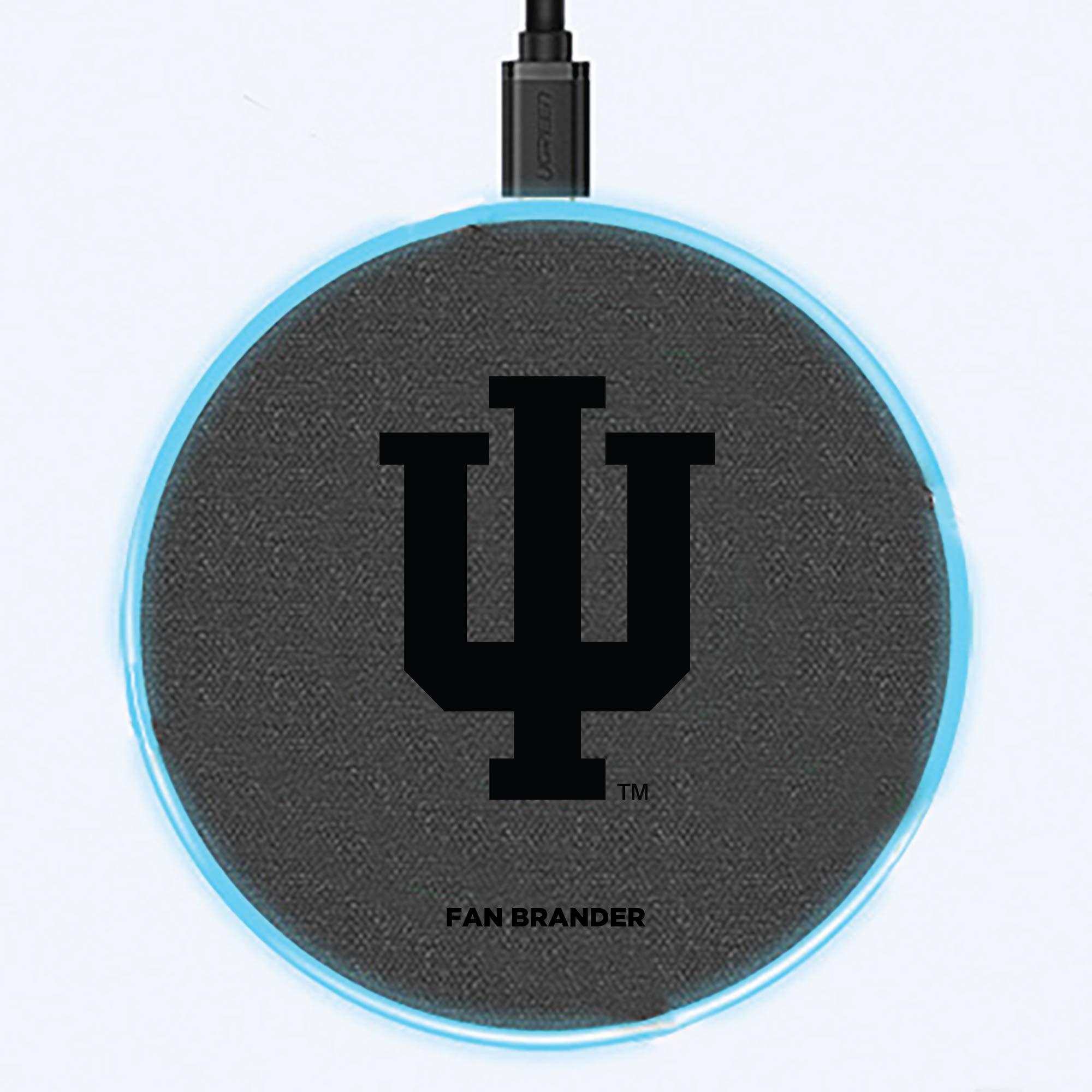 NCAA 15W Wireless Charging Base with Laser Etch Logo - Fast Charging for Phones