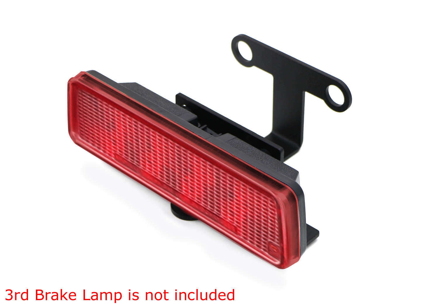 Jeep Wrangler JK 3rd Brake Light Relocation Bracket for 2007-2017 Models - Spare Tire Mounting Kit for Improved Visibility & Safety | Perfect for Off-Roading & Tailgate Accessories