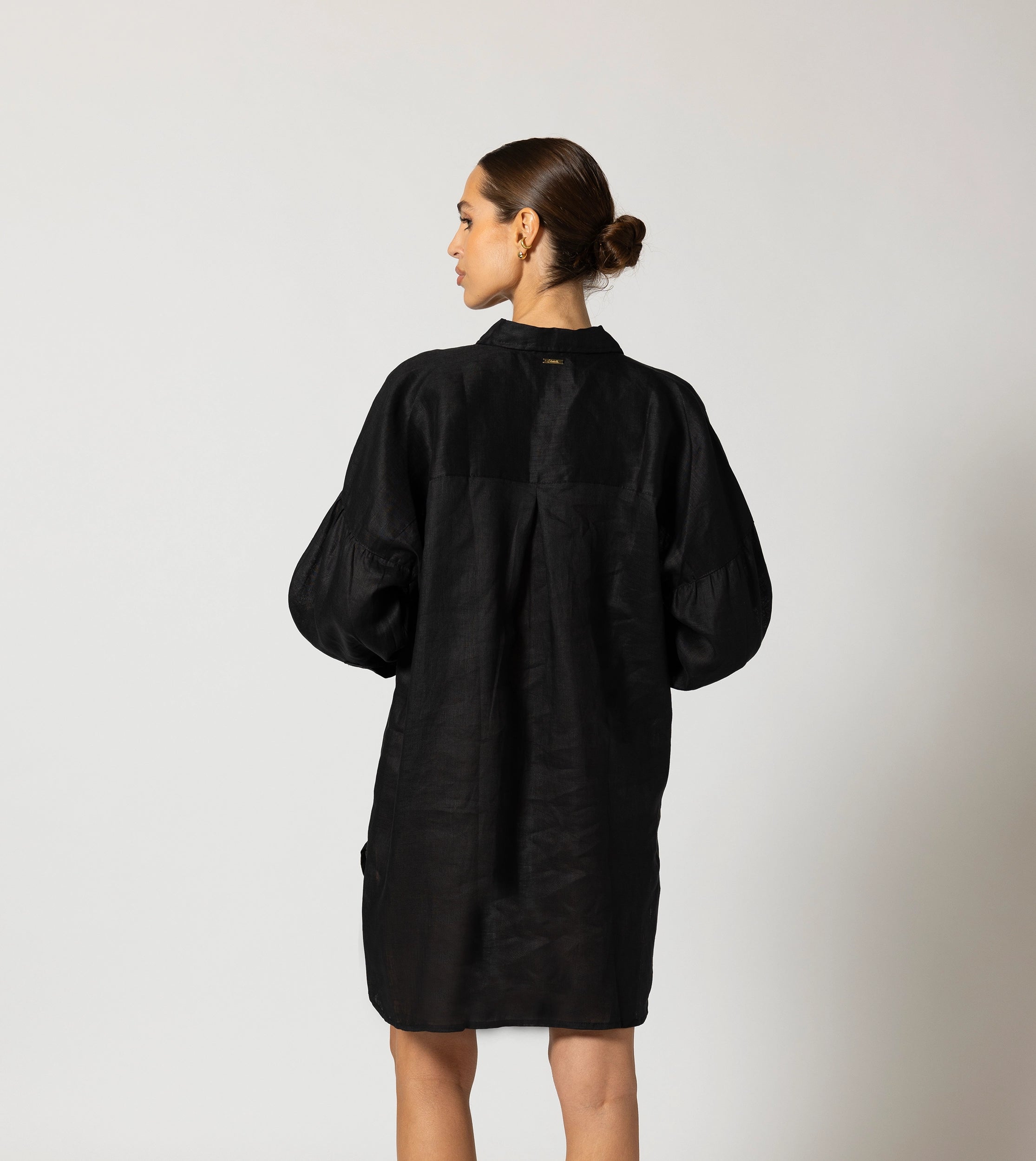 Nusa Button Up Shirt for Women - Stylish Black Blouse for Casual & Office Wear | Perfect for Work, Outings & Everyday Fashion