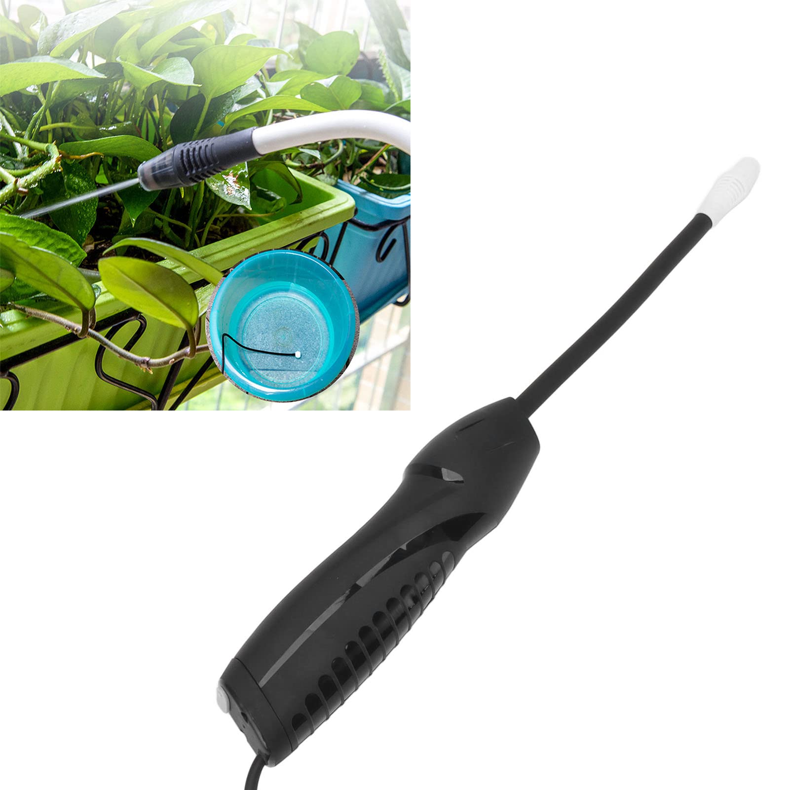 Battery Powered Electric Plant Sprayer - Adjustable Nozzle Handheld Garden Sprayer for Yard, Lawn, Weeds & Plants | Portable Automatic Watering Wand & Plant Mister for Indoor/Outdoor Gardening & Landscaping