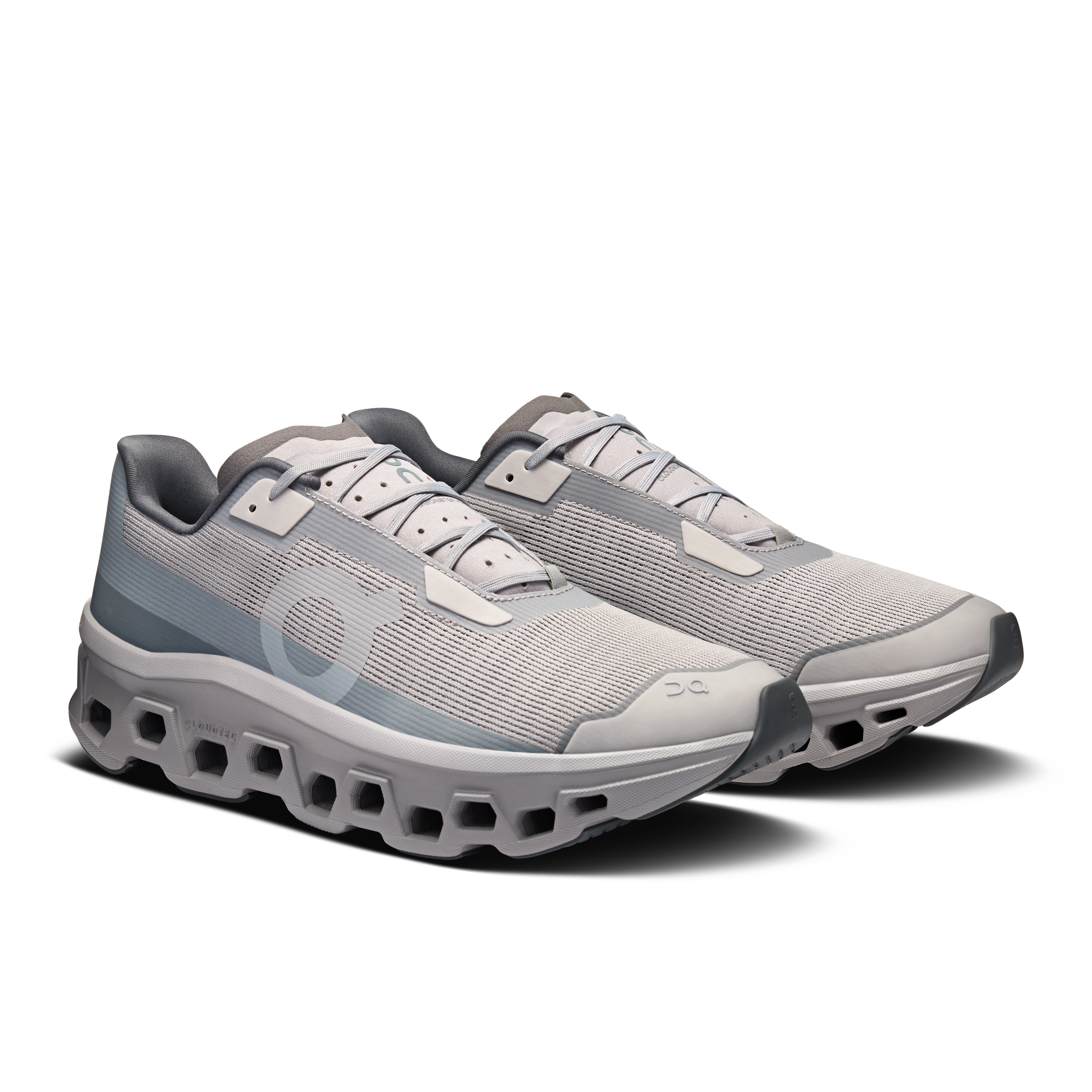 On Running Men's Cloudmonster Void Running Shoes - Lightweight Alloy/Glacier Color - Perfect for Road Running, Jogging & Gym Workouts